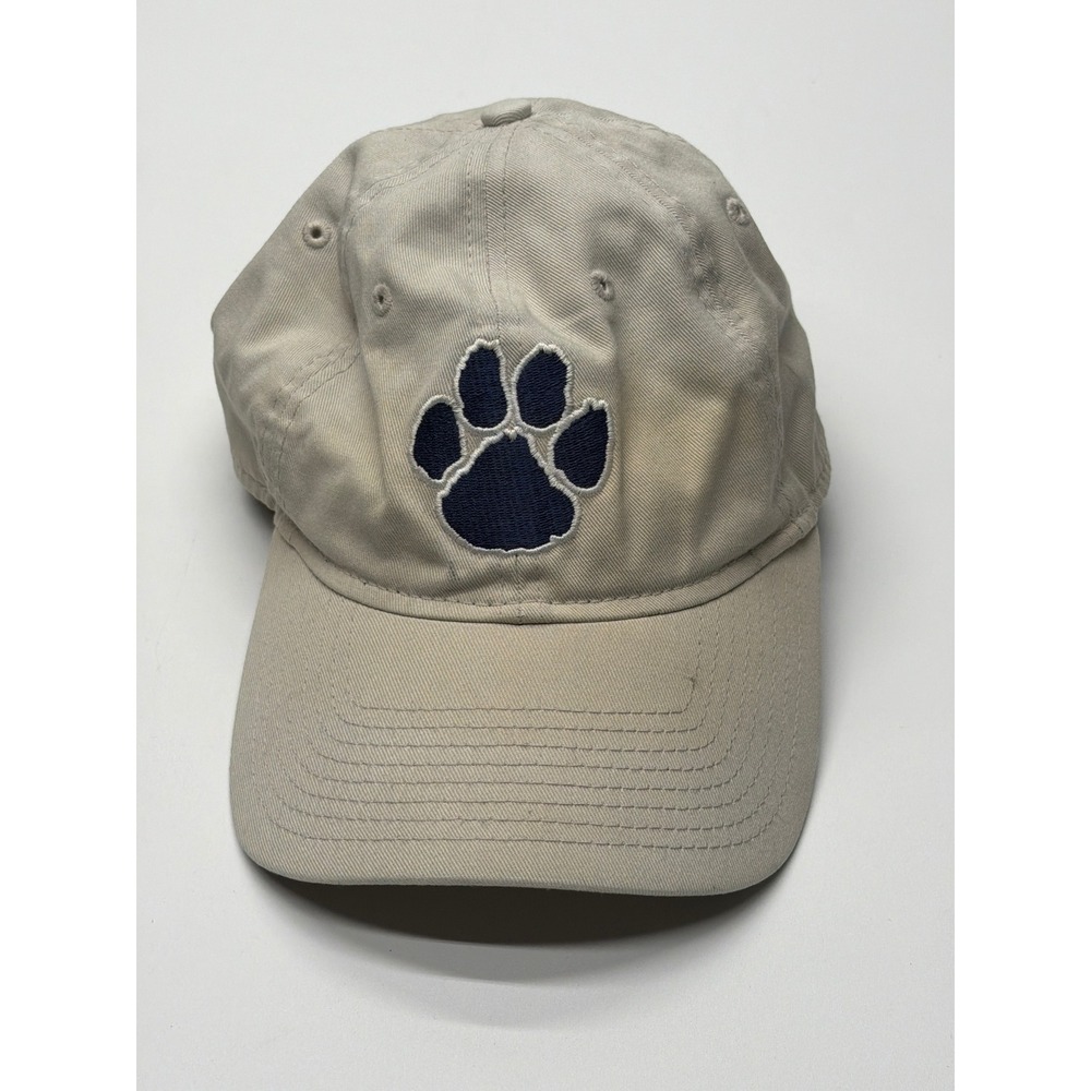 New Era 9TWENTY Tan Paw Print Embroidered Dad Hat Adjustable Strapback Mens Cap